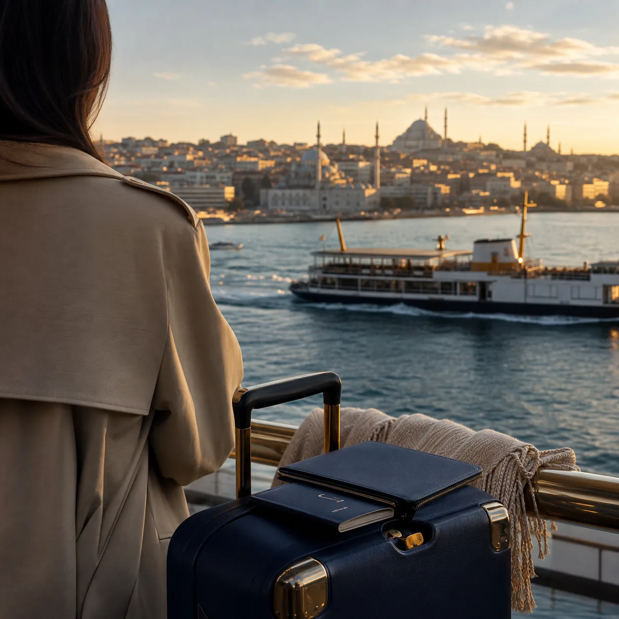 İstanbul yolculuğuna çıkan uluslararası bir hastanın temsili görseli